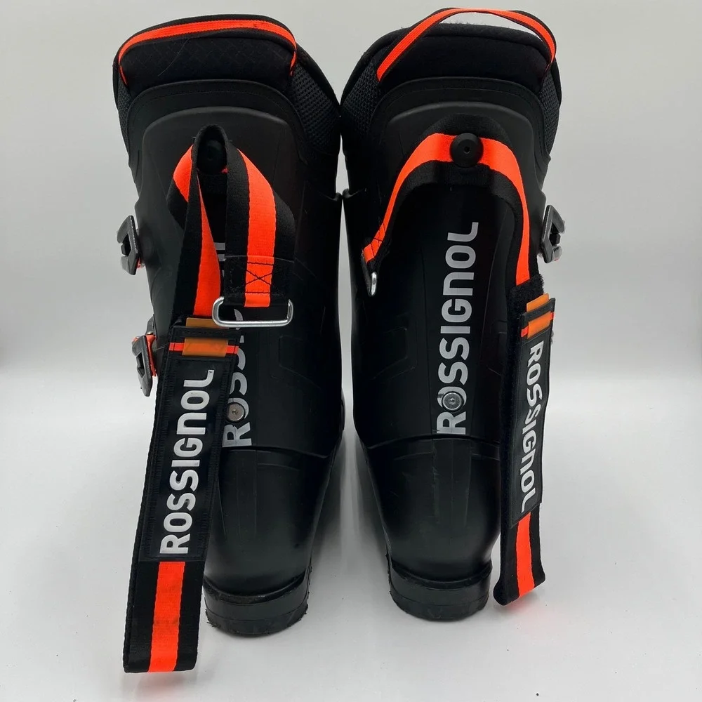 Rossignol Speed 90 Mens Alpine Ski Boots Black Orange Mondo 30.5-31.0 348mm